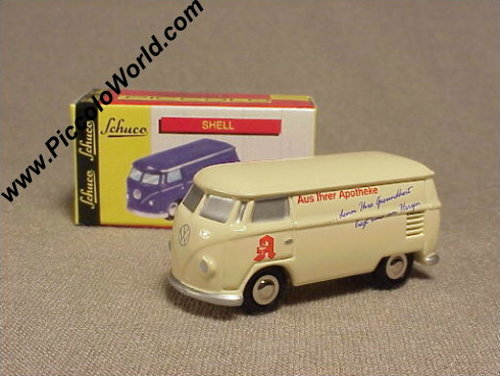 Schuco Piccolo Volkswagen Bus, Yellow, New In Box